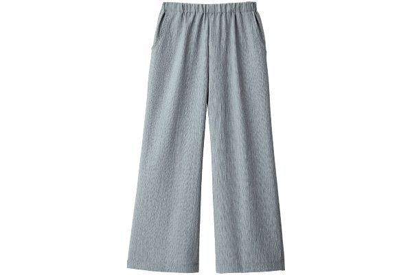 吸汗速乾おりなす総ゴムワイドパンツ