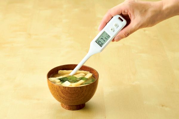 温度もはかれる塩分濃度計