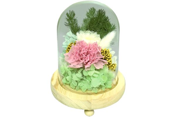 ガラスドームアレンジメント　花織