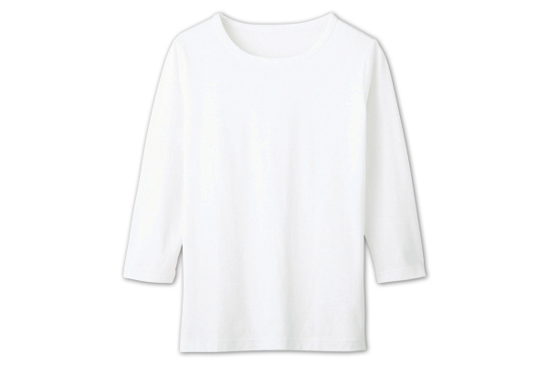 ベーシックな7分袖ＴシャツＮ