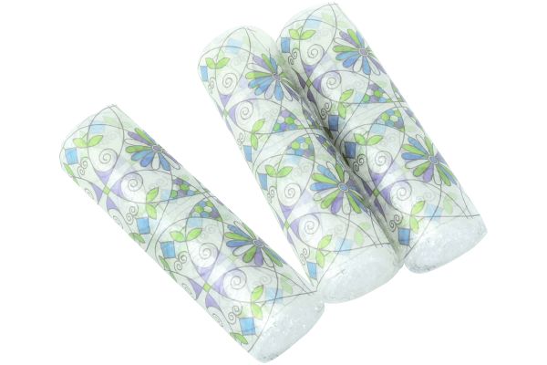 【ネット限定】水で貼れる！　結露防止シート　ステンドグラス調