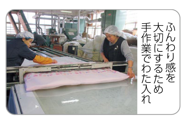 抗菌防臭ガーゼ衿付肌掛けふとん