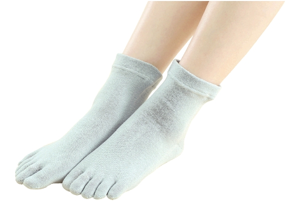 麻のやすらぎ5本指ソックス