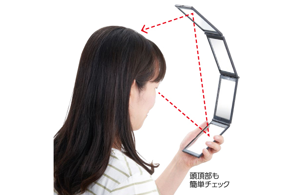 ４面どこでもミラー