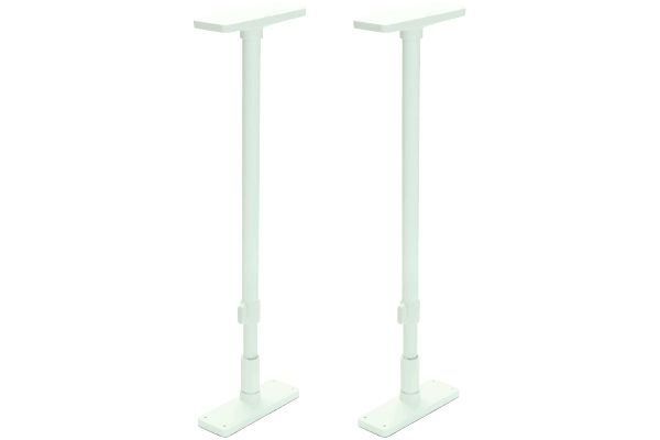 家具転倒防止ポール２本入（マットホワイト）