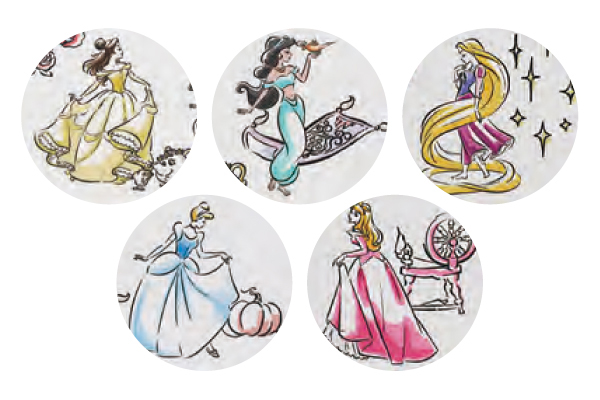【ネット限定】ディズニープリンセスデザイン　ふとん一式用収納袋