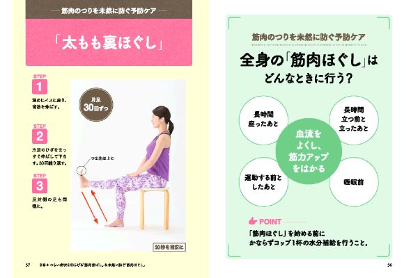 こむら返り・体がよく「つる」人のための３０秒筋肉ほぐし