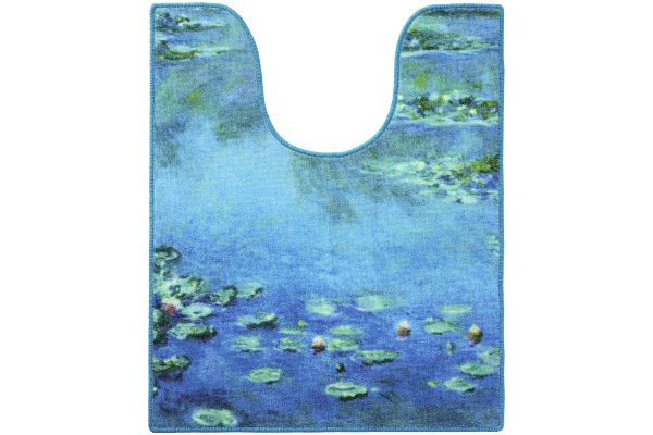 名画トイレマット　モネ　睡蓮