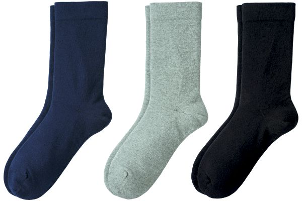 匠の技こだわり　綿のプレーンソックス