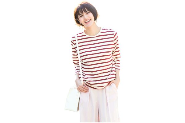 インド綿七分袖Ｔシャツ