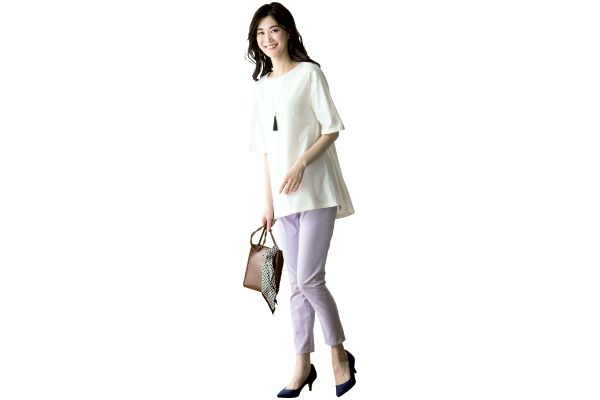 汗じみが目立ちにくいさらさらＴシャツ