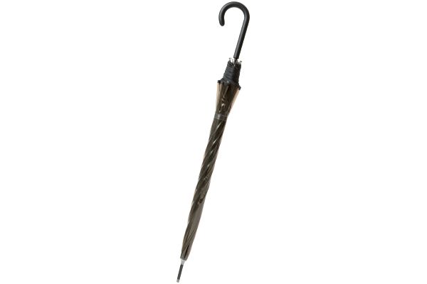 大きいクリアブラウンジャンプ傘　６５ｃｍ