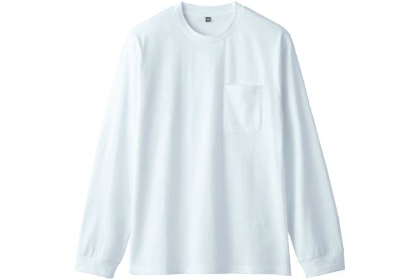 インド綿長袖Ｔシャツ　メンズ