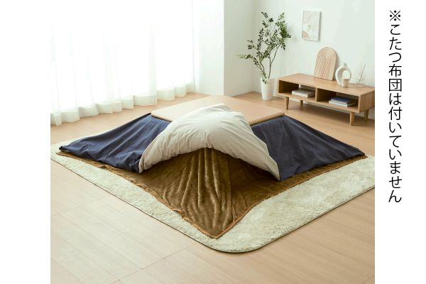 こたつ中掛け2枚合わせ毛布