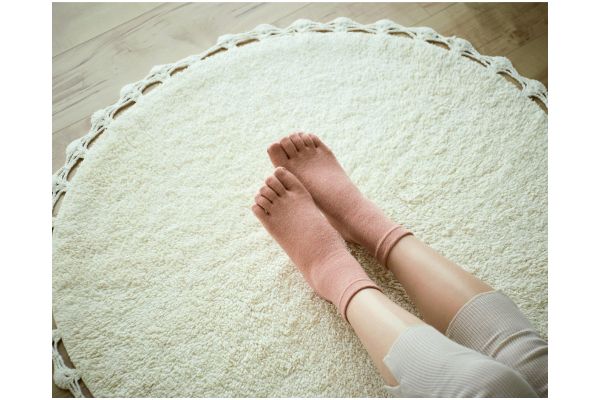 匠の技こだわり　ウール混5本指ソックス