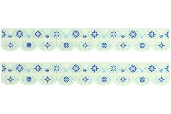 便器すきまテープ モロッコタイル 2枚入 ブルー