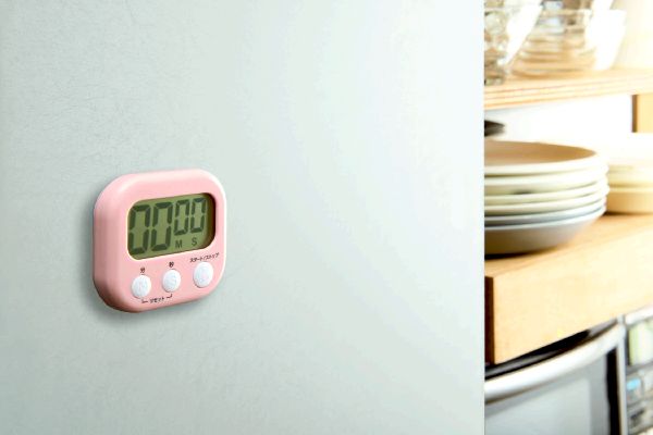 大きく見やすいキッチンタイマー