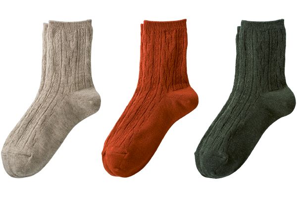 口ゴムゆったりあったかリンクスソックス