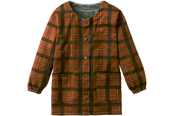 まるで毛布のようなかっぽう着 M〜Lエンジ