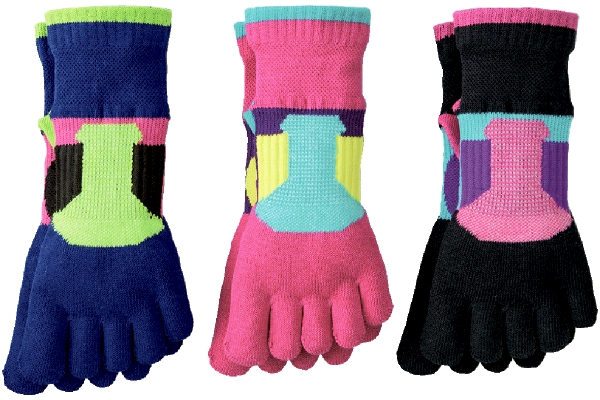 らくらくウォーキング５本指ソックス （3色組）22〜25ｃｍ