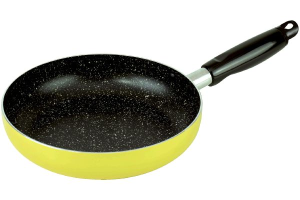 カナリヤマーブルフライパン