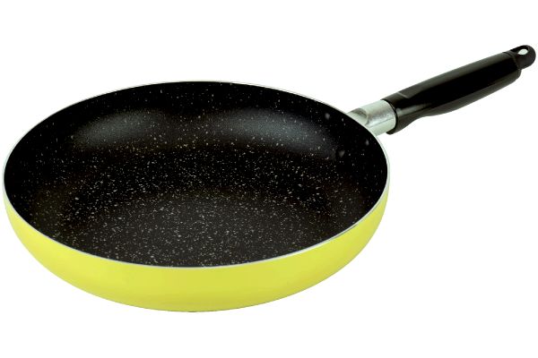 カナリヤマーブルフライパン