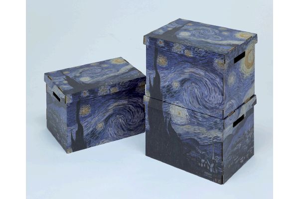 【ネット限定】収納ボックス　星月夜　（３セット）　　