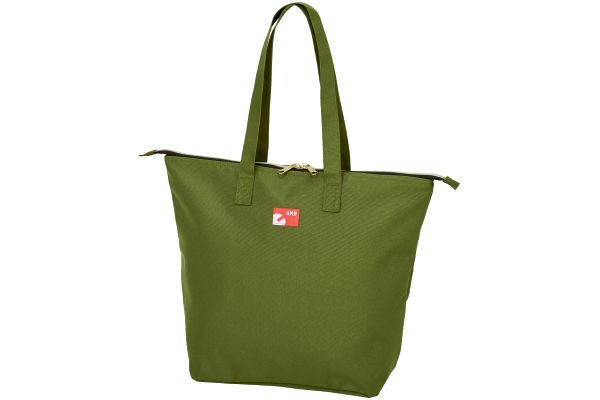 コンパクトに畳める保冷温買物バッグ カーキ