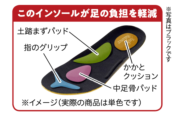 勝野式　軽やかウォーカー　ブラック