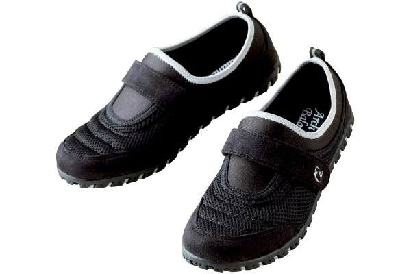 勝野式　軽やかウォーカー　ブラック Ｓ（22.5〜23.0ｃｍ）