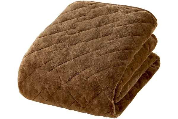 ほかほかアルミシート入り敷パッド シングル　ブラウン