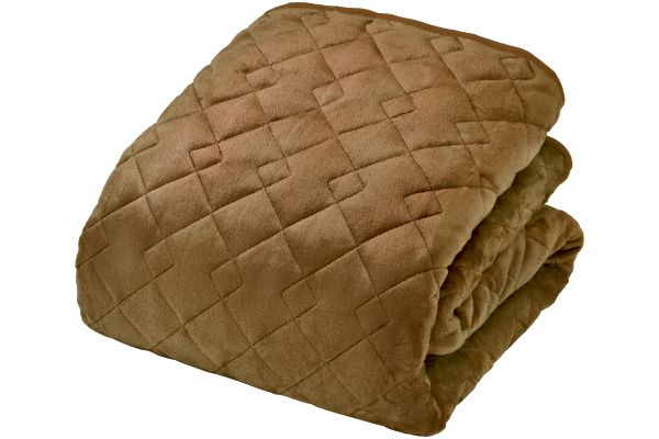 ほかほかアルミシート入り敷パッド ファミリー　ブラウン