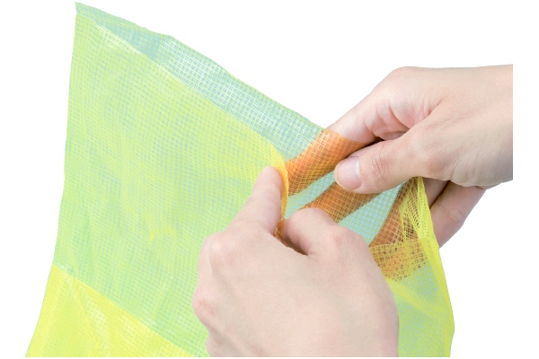 水切り袋立てちゃいました