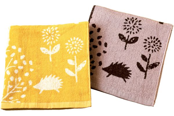 北欧調ジャガードバスタオル （２色組）ノーザン