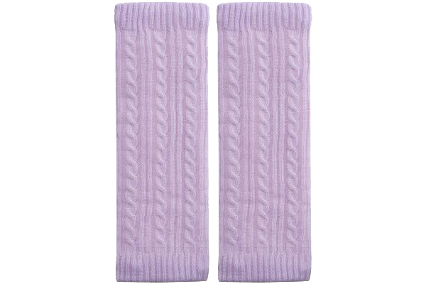 やわらかボアのあたたかふくらはぎウォーマー （２枚）ラベンダー