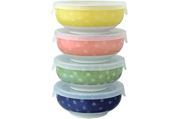 [美濃焼]花づくしノンラップ小鉢