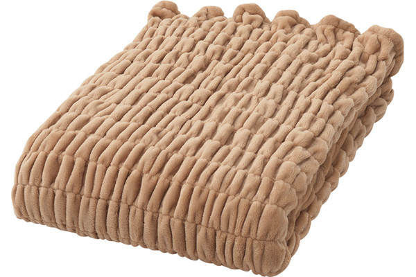 やさしく体を包み込む吸湿発熱ケット 140×190ｃｍベージュ