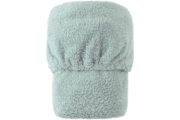 もこもこシープ調ワンタッチシーツ １０５×２００ｃｍライトグレー