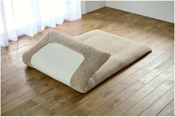 もこもこシープ調ワンタッチシーツ １０５×２００ｃｍベージュ