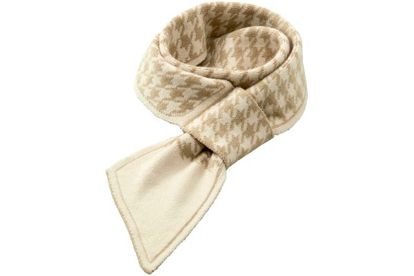 クルクル巻いて通すだけマフラー ベージュ