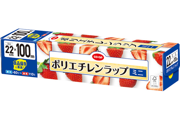 ［COOP］ポリエチレンラップ 22cm×100m