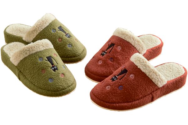 あったかヒールアップスリッパ