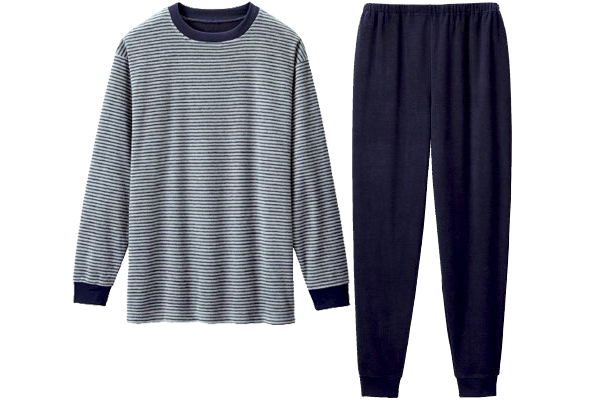 軽くてふわりフリースホームウェア（メンズ） Ｍグレー