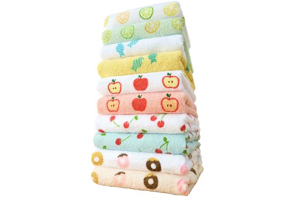 よくばりプリントフェイスタオル（スイーツ）