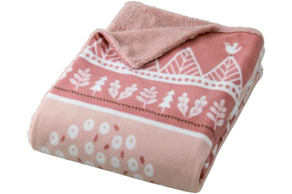 ベアータッチあったか掛けふとんカバー （シングル）ビレッジ　ピンク