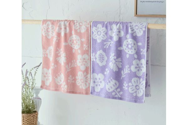 ［今治タオルブランド］ミニバスタオル　フラワー