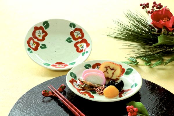 ［美濃焼］つばき取皿