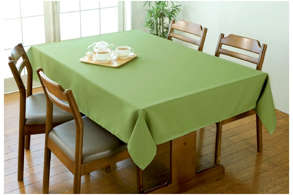 大判はっ水テーブルクロス（オリーブグリーン）