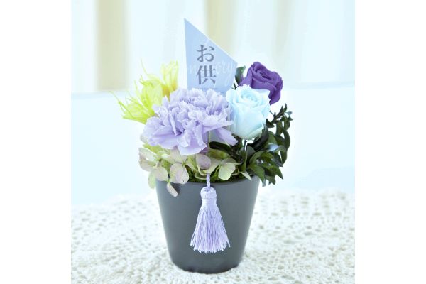 プリザーブドフラワー仏花