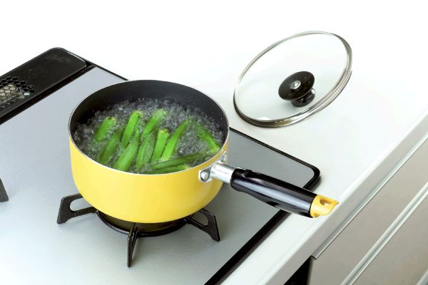 [カナリヤ]ガラス蓋付き片手鍋